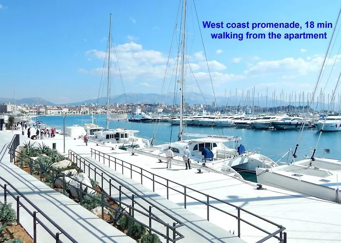 Lägenhet Leon-sara With Shaded Patio And Garden View Split